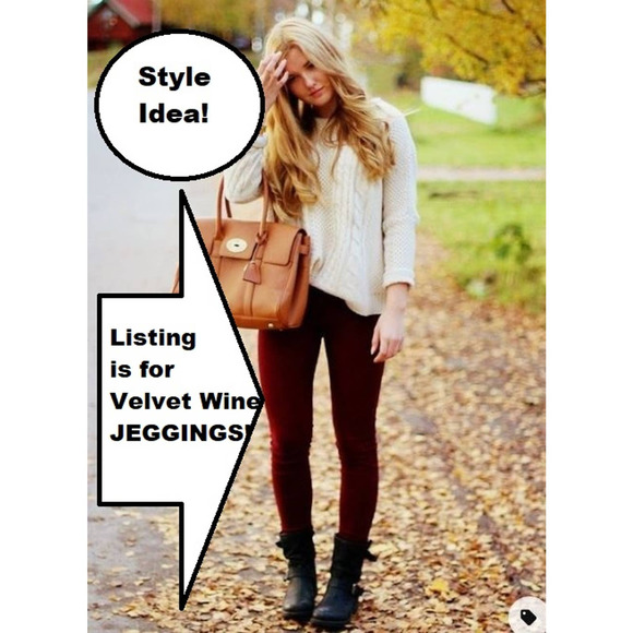 💜3/$25💜 Torrid 14 / 14W Short Velveteen Skinny Jean Burgundy Wine Velvet $88 - Picture 14 of 15